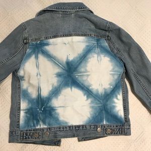 Levis Denim Jacket With Tie Dye Panel 